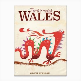 Travel To Magical Wales Canvas Print