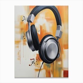 Headphones Canvas Print