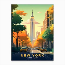 New York United States Travel Canvas Print