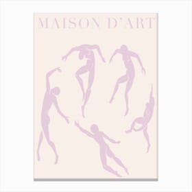 Pastel Dancers Canvas Print