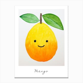 Friendly Kids Mango 1 Poster Canvas Print