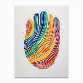 Rainbow Hand 1 Canvas Print