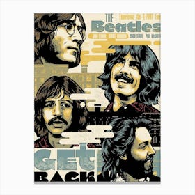 Beatles Get Back Canvas Print