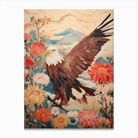 Bald Eagle 3 Detailed Bird Painting Canvas Print