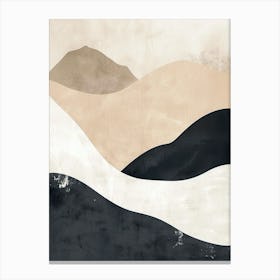 Whispers Of Sand Minimalist Style Canvas Print