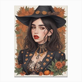 Dreamshaper V7 Dua Lipa Halloween Autumn Iconpack Of A Charmin 0 Canvas Print