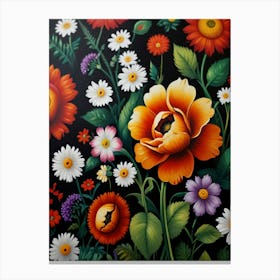 Ukrainian Flowers Canvas Print