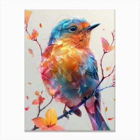 Colorful Bird 17 Canvas Print