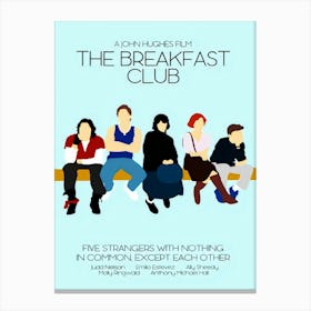 The Breakfast Club Film Action Canvas Print