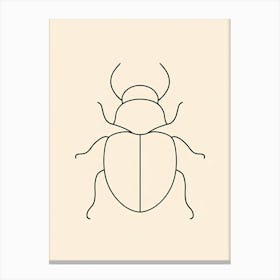 Beetle Vector Illustration Stampe su tela