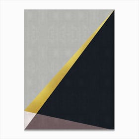 Minimalist art with gold 2 Canvas Print