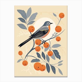 Bird On A Branch 5 Canvas Print