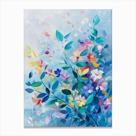 Abstract Flower Painting 13 Canvas Print