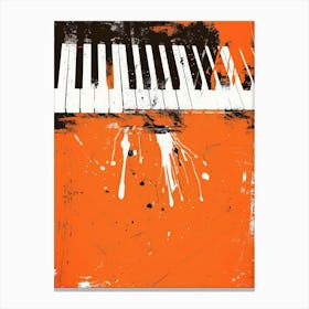 Piano Keys 4 Canvas Print