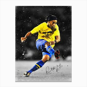 Ronaldinho Brazil 1 Canvas Print