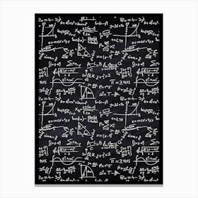 math study Canvas Print