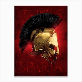 300 King Leonidas Canvas Print