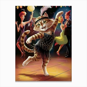 Cat Dancer Canvas Print