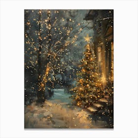 Christmas Lights Canvas Print