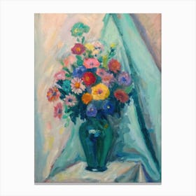 Henri Matisse Flowers In A Vase Canvas Print