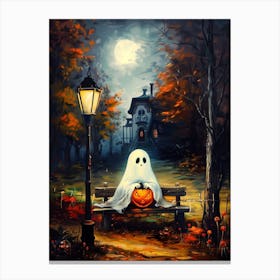 Ghost In The Park 1 Canvas Print