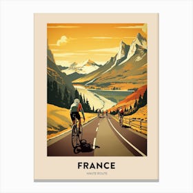 Haute Route France 2 Vintage Hiking Travel Poster Canvas Print