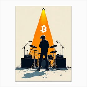 Bitcoin Concert Canvas Print