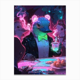 Night At The Tea Party Canvas Print