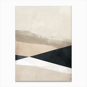 Shadows In Harmony Minimalist Style Canvas Print