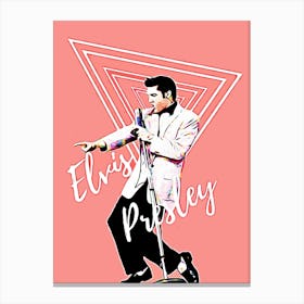 Elvis Presley dance Canvas Print