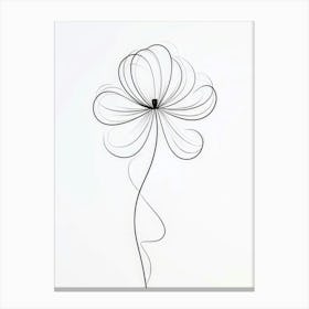 Flower Style Abstract Canvas Print