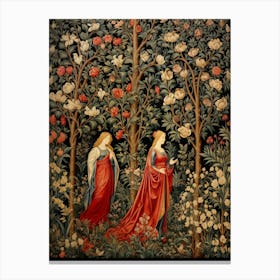 'Two Women In A Forest' Canvas Print