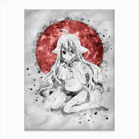 Mavis Vermillion Canvas Print