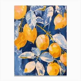 Lemons On A Branch 15 Canvas Print