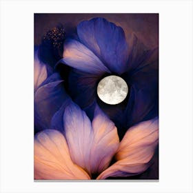 The Moon Flowers Canvas Print