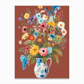 Flowers In A Vase 23 Canvas Print