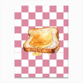 Toast With Honey Canvas Print