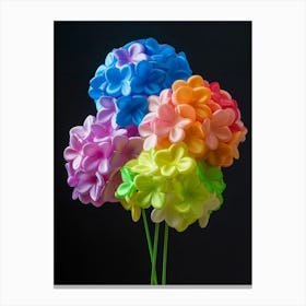 Bright Inflatable Flowers Hydrangea 3 Canvas Print