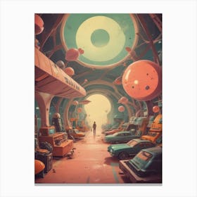 Futuristic City 18 Canvas Print