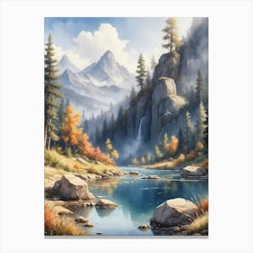 Mountain Landscape 7 Canvas Print