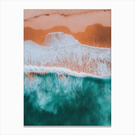 Aerial View Of A Beach 78 Canvas Print