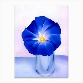 Georgia O'Keeffe - Blue Morning Glory Canvas Print