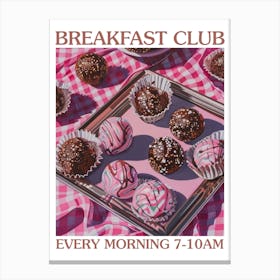 Breakfast Club Energy Balls 3 Canvas Print