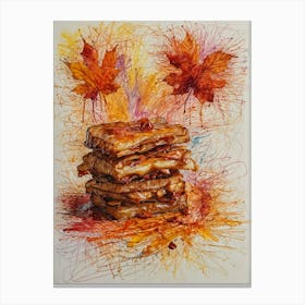Stack Of Pancakes Canvas Print