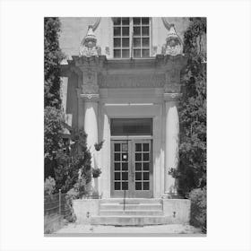 Untitled Photo, Possibly Related To Entrance To Offices Of Burro Mountain Copper Company, Tyrone, New Mexic Canvas Print