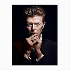 Color Photograph Of David Bowie 2 Canvas Print