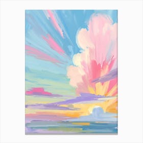 Sunset Painting 14 Canvas Print