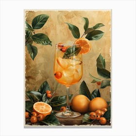 Aperol Spritz Orange 104 Canvas Print