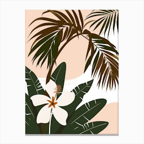 Tropical Flower Canvas Print