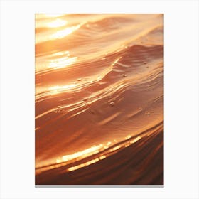 Sunset On The Beach Canvas Print